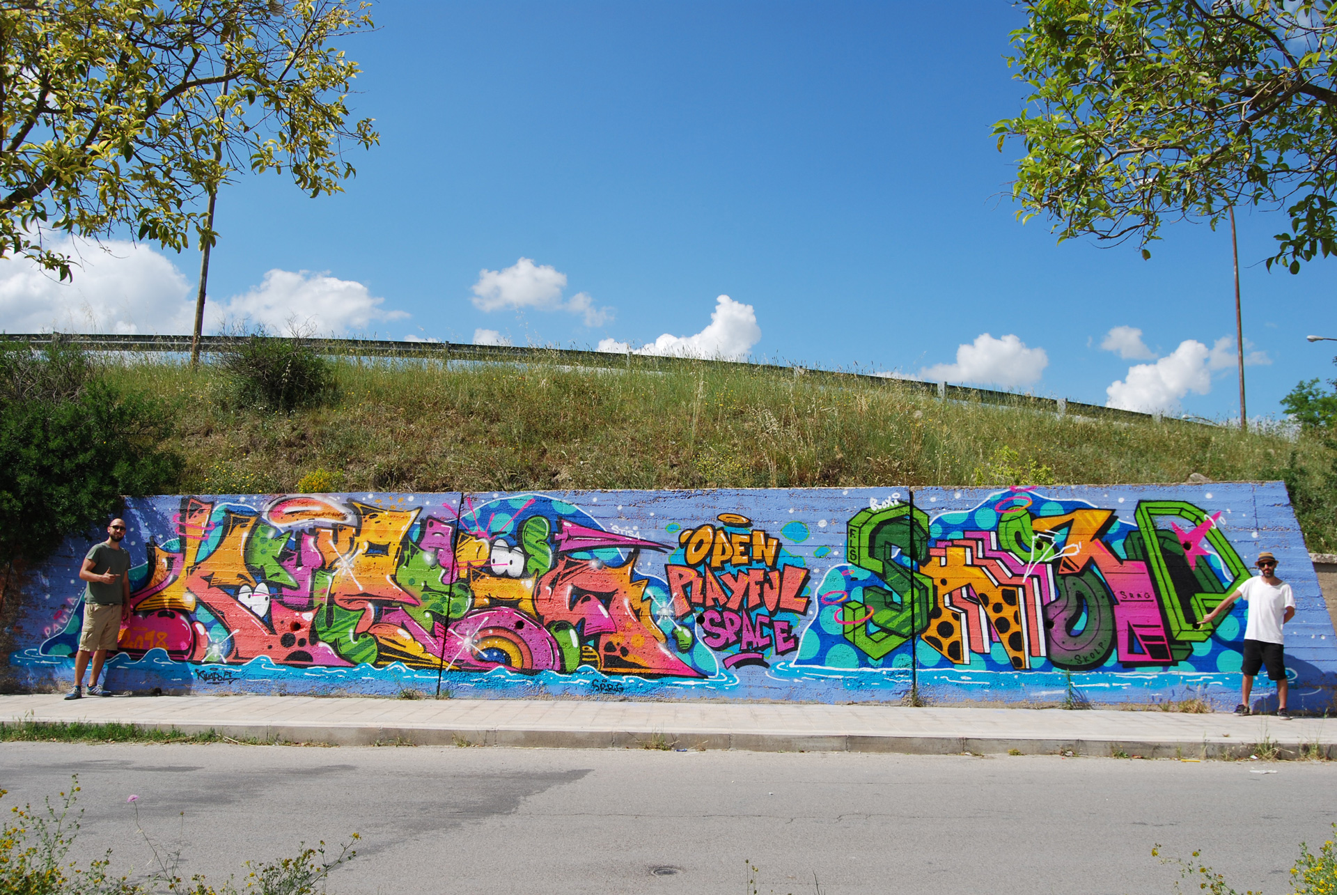 Graffiti Matera Quapos Wall a Matera