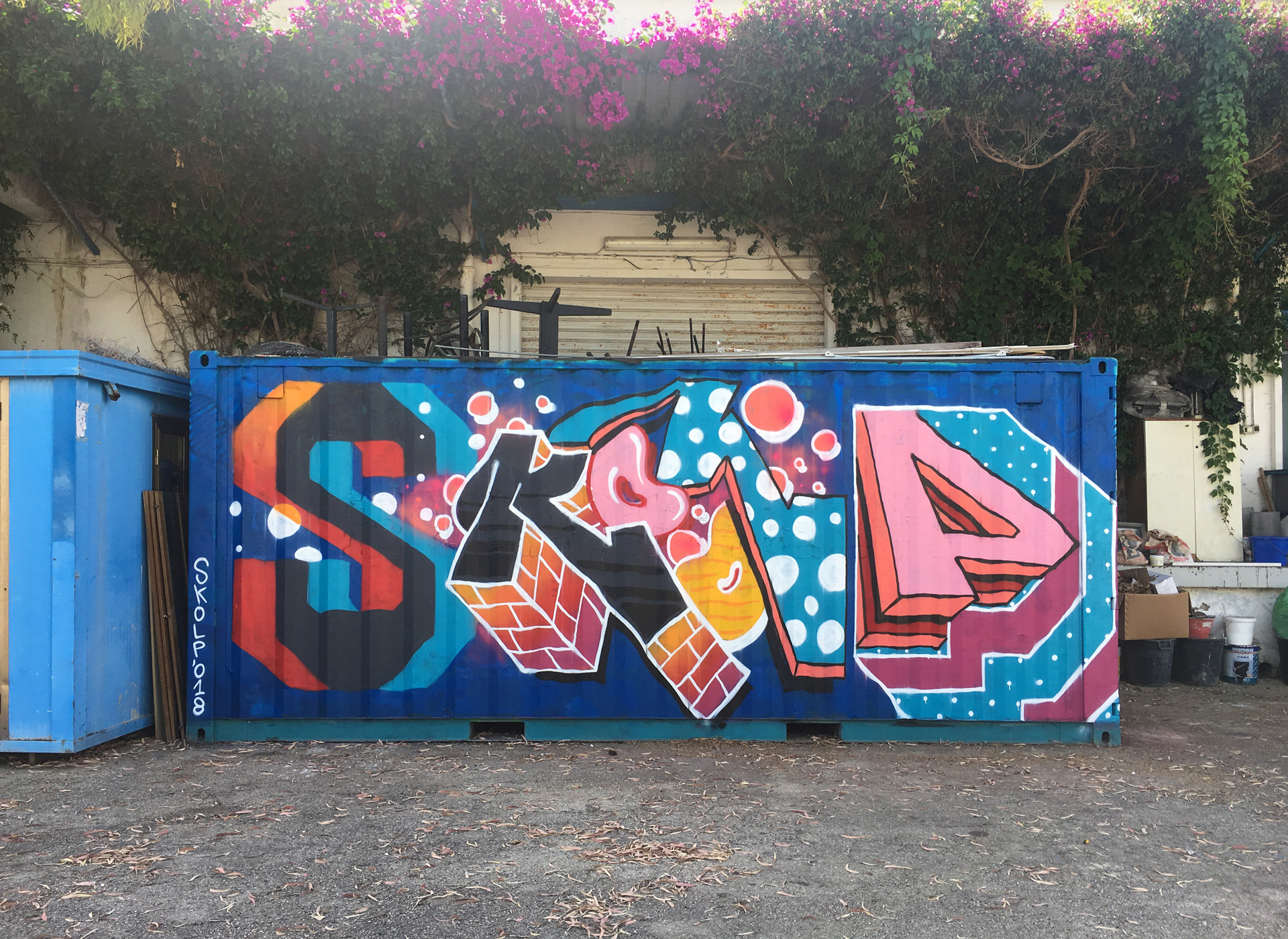 Graffiti Container Jam a Bari