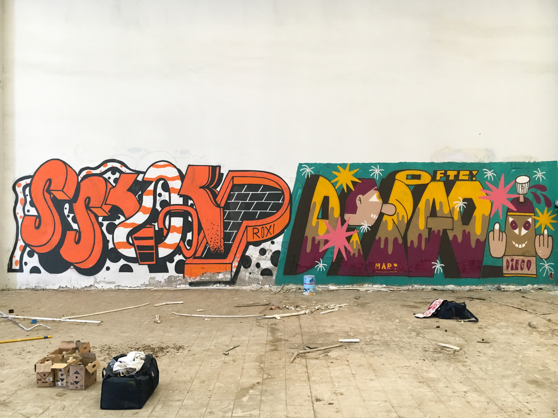 Graffiti Geometric Piece a Bari
