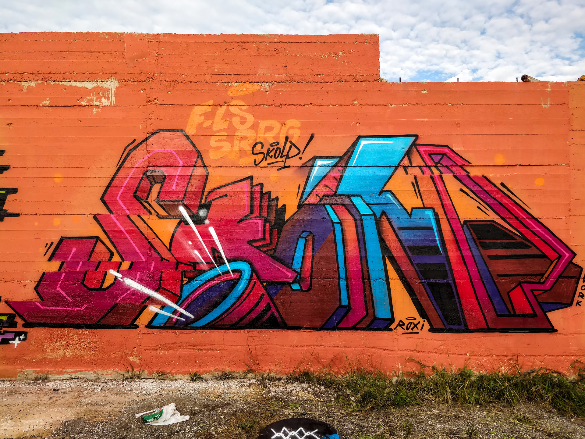 Graffiti Glitch Style a Bari