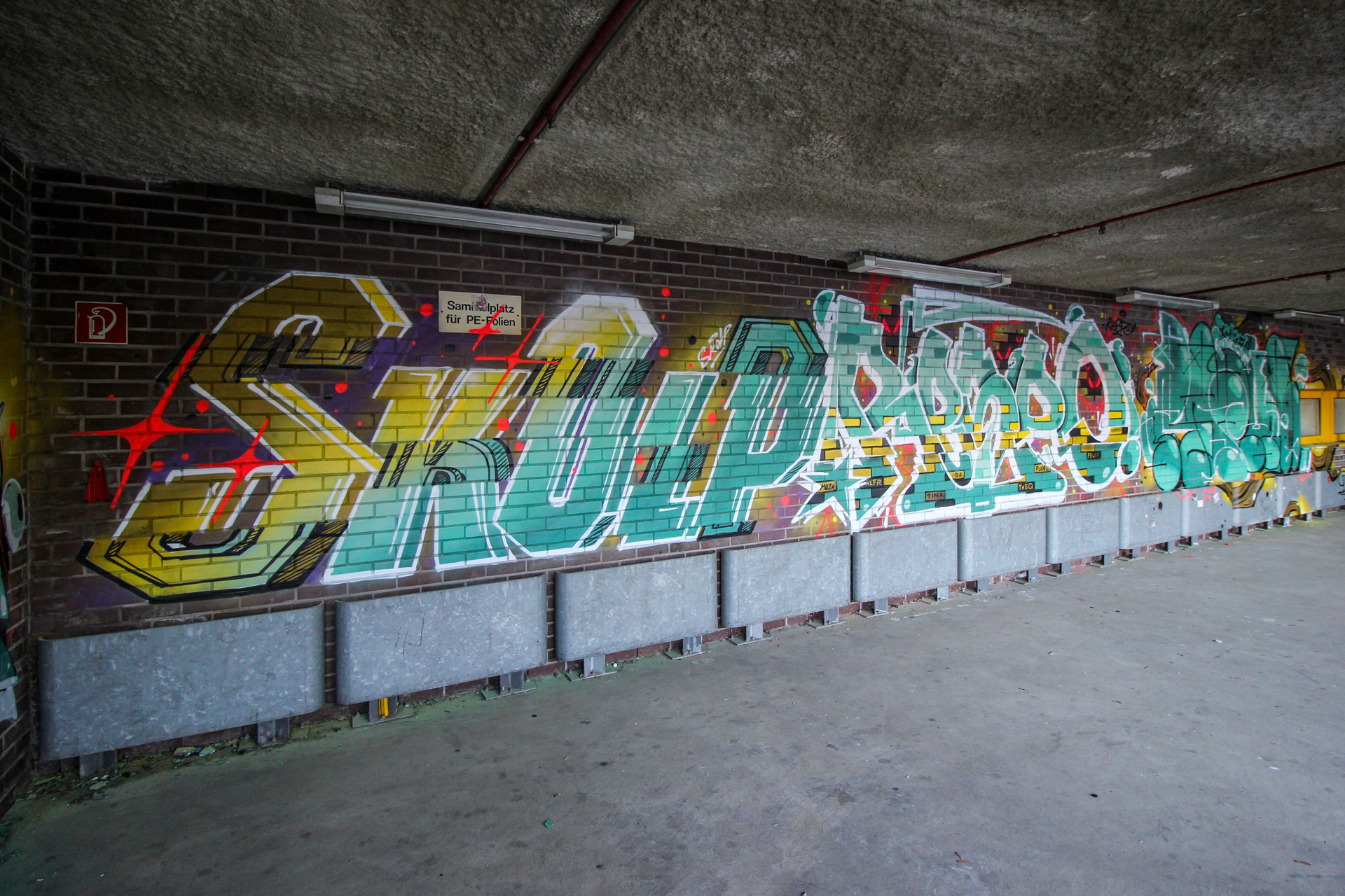 Graffiti Altespostlager a Mainz