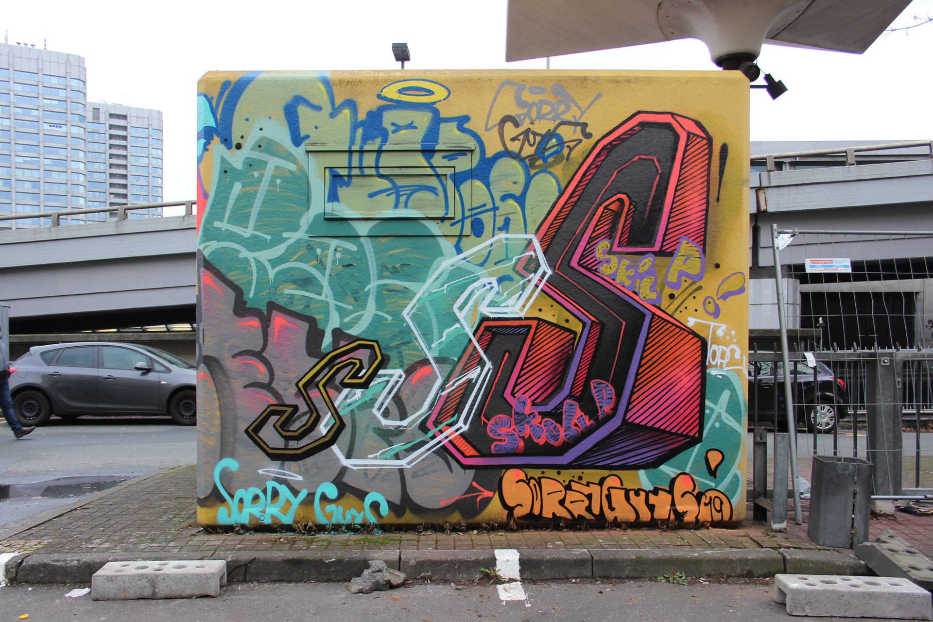 Graffiti Altespostlager Cabina a Mainz