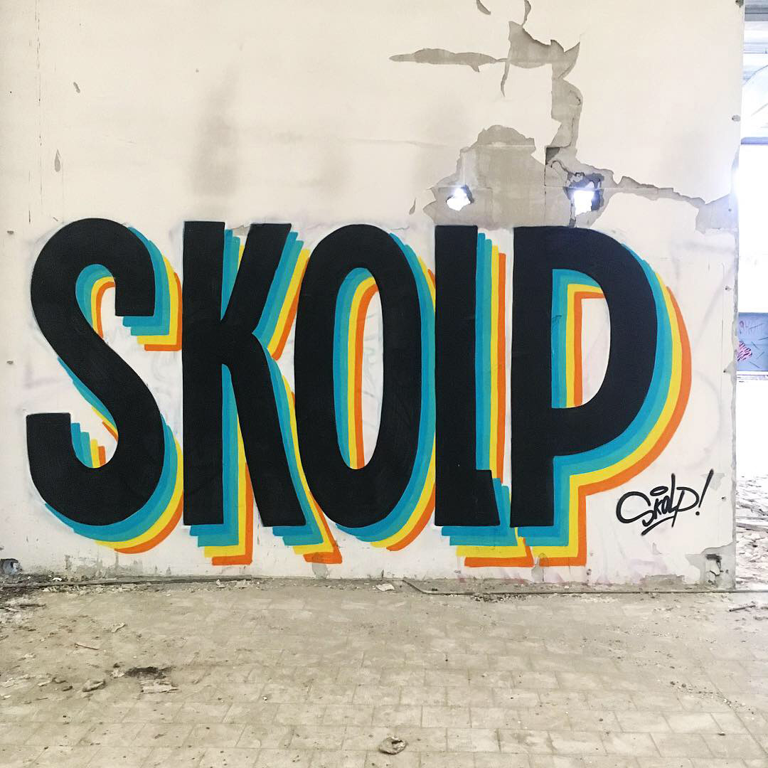 Graffiti Typography a Bari