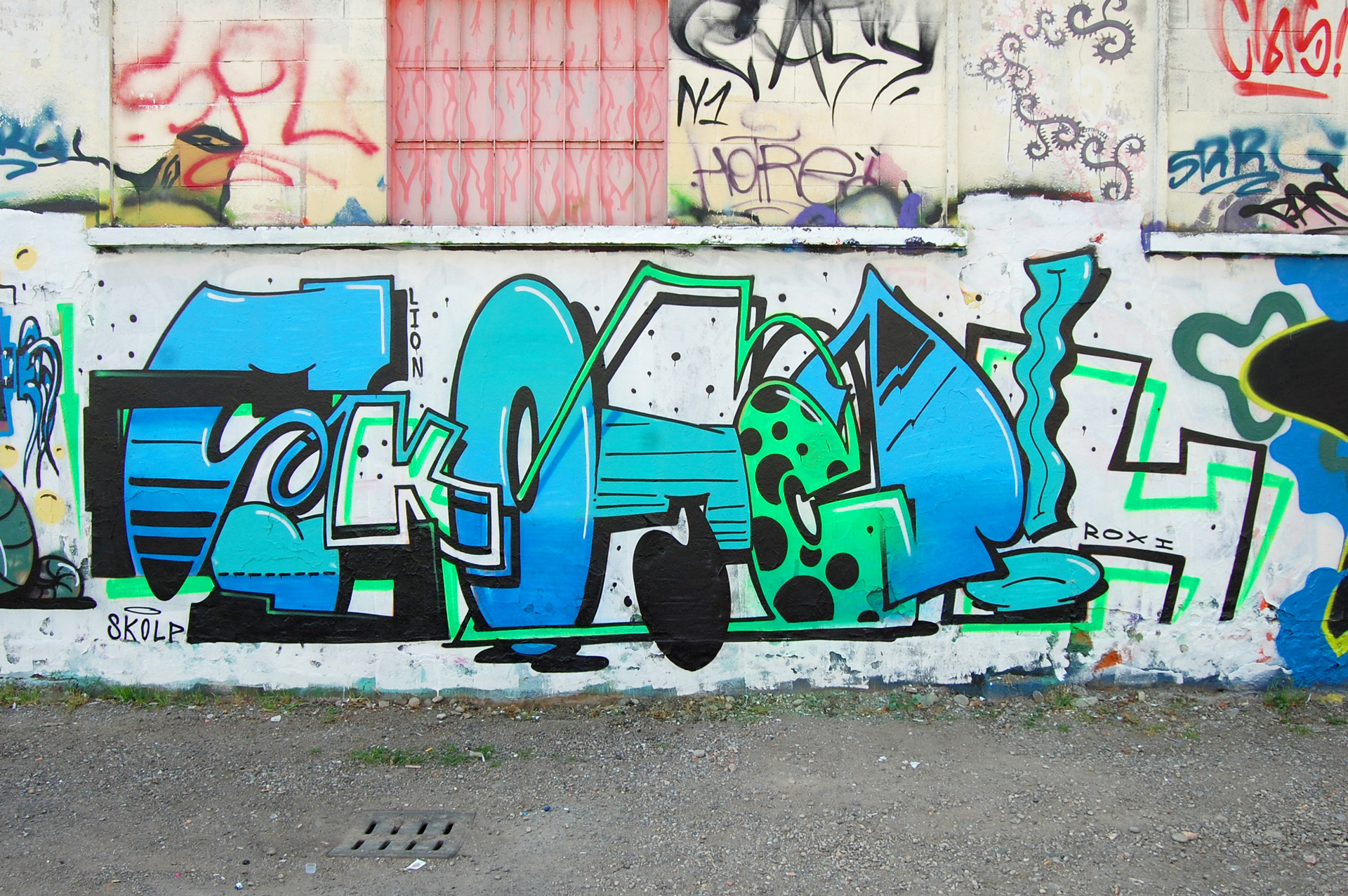 Graffiti Monza 500 a Monza
