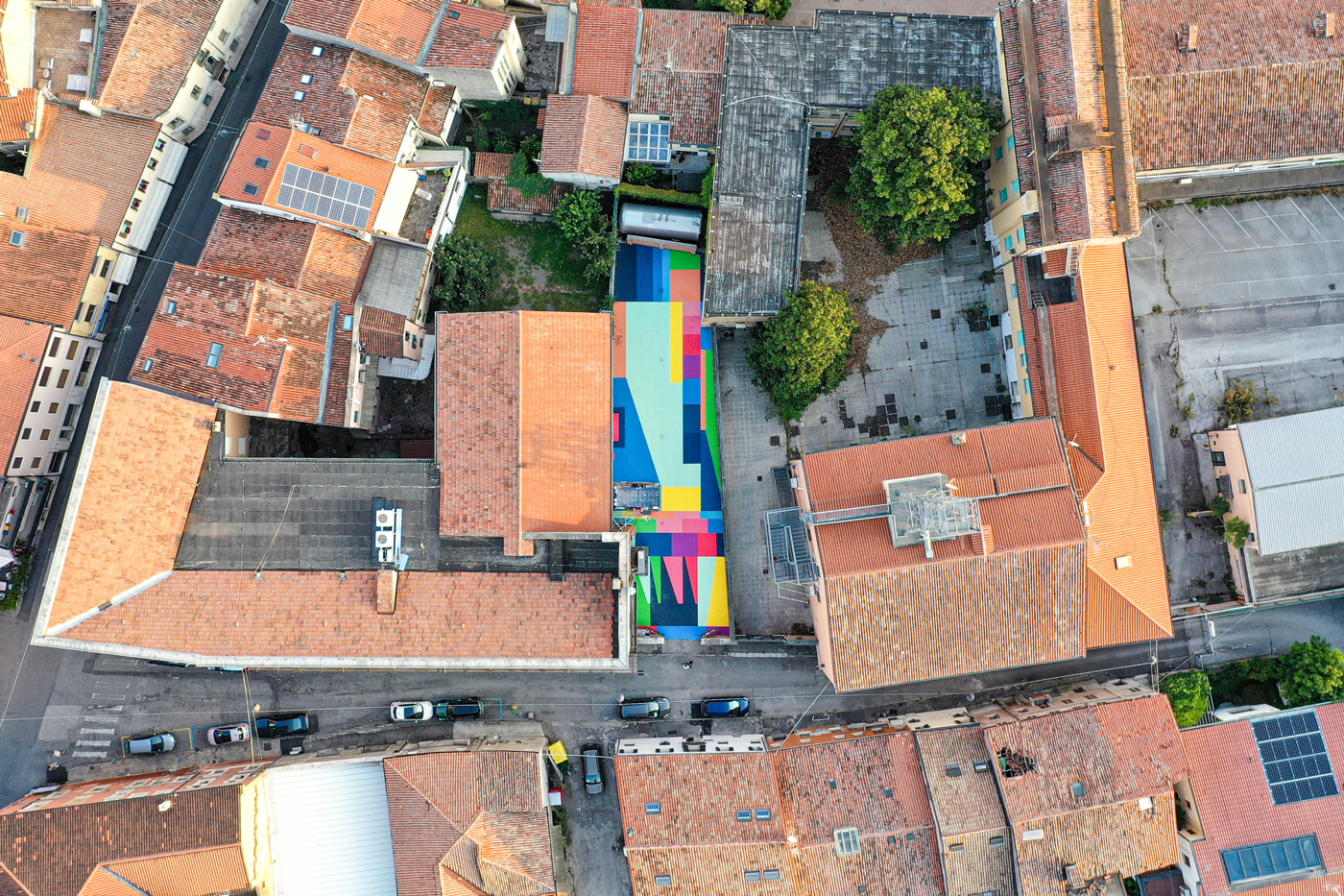 Opera murale Rore Festival a Rovigo